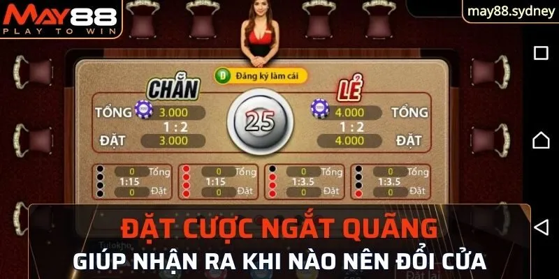 Đặt cược ngắt quãng giúp nhận ra khi nào nên đổi cửa