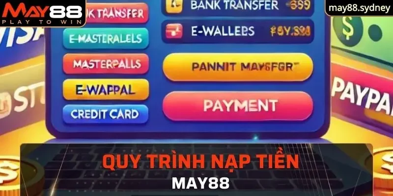 Hướng dẫn quy trình nạp tiền tại May88